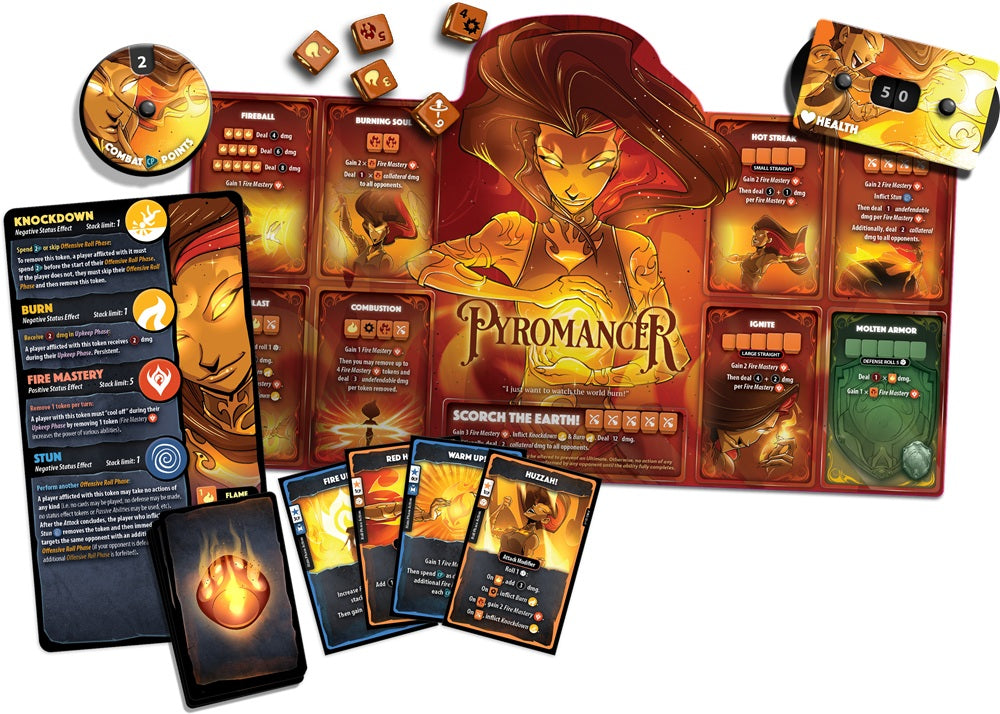 Dice Throne Hero Pack - Pyromancer