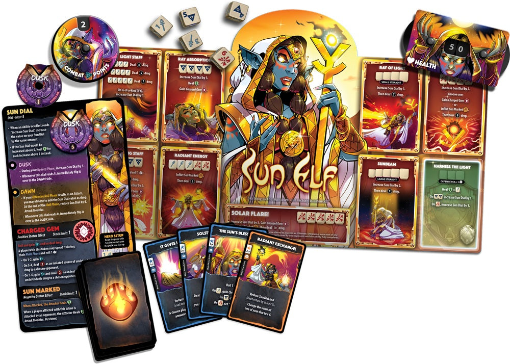 Dice Throne Hero Pack - Sun Elf