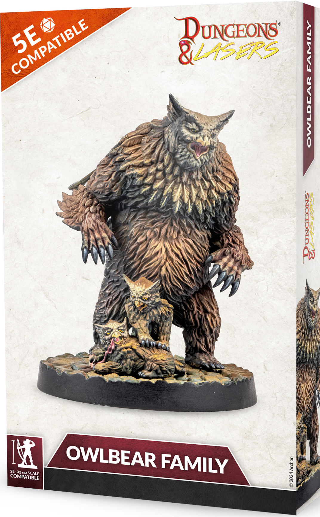 Dungeons & Lasers - Owlbear Family