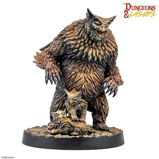 Dungeons & Lasers - Owlbear Family