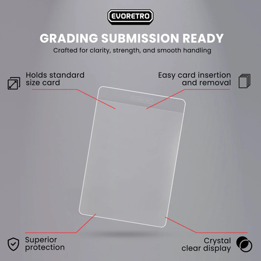 Evoretro - Semi Rigid Card Holders 50PK