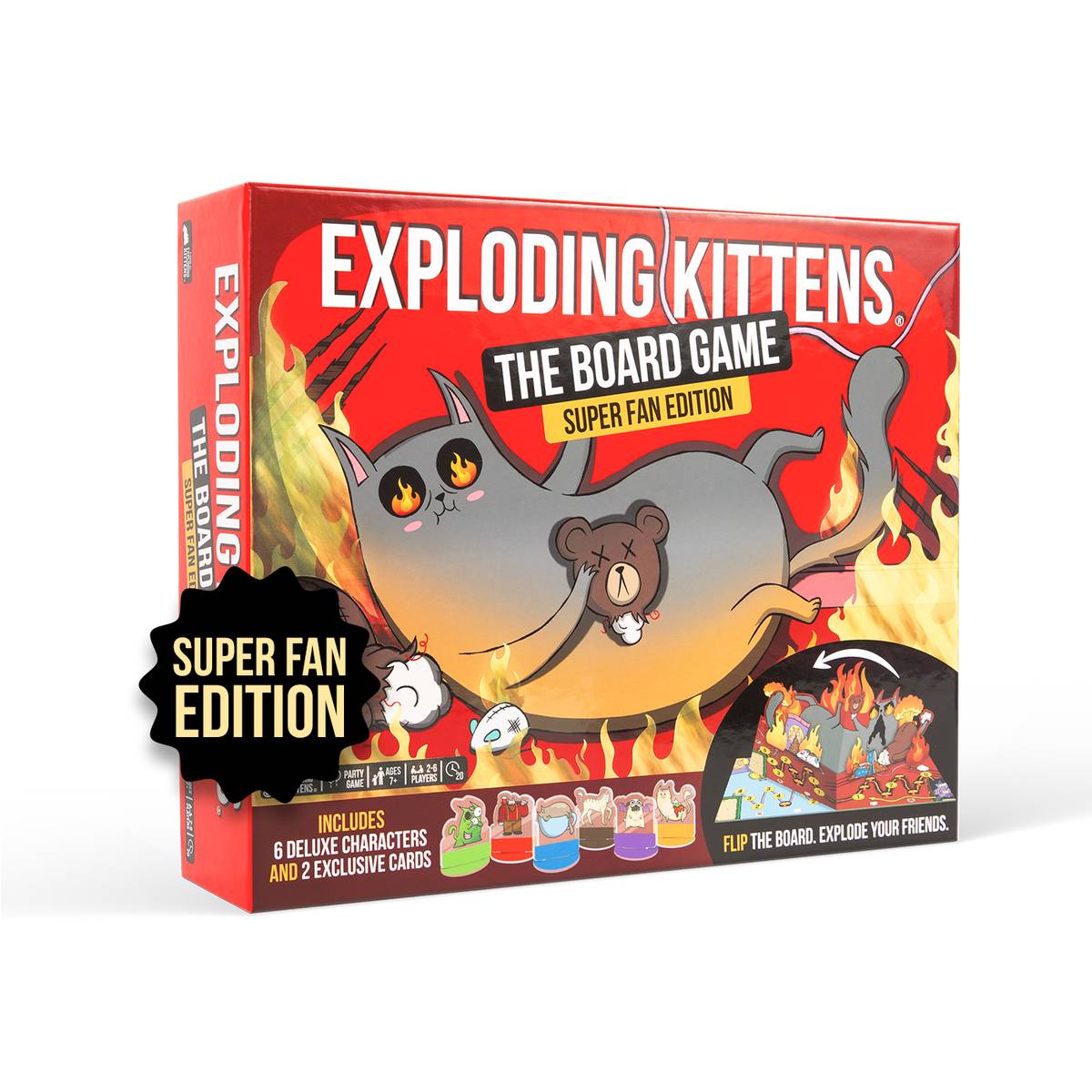 Exploding Kittens: The Board Game - Super Fan Edition