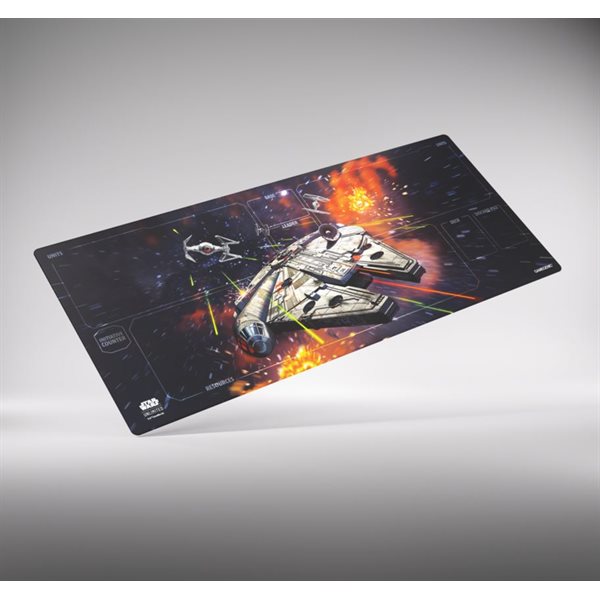 Star Wars Unlimited Xtra-Wide Game Mat: Millenium Falcon (With Battle Zones)