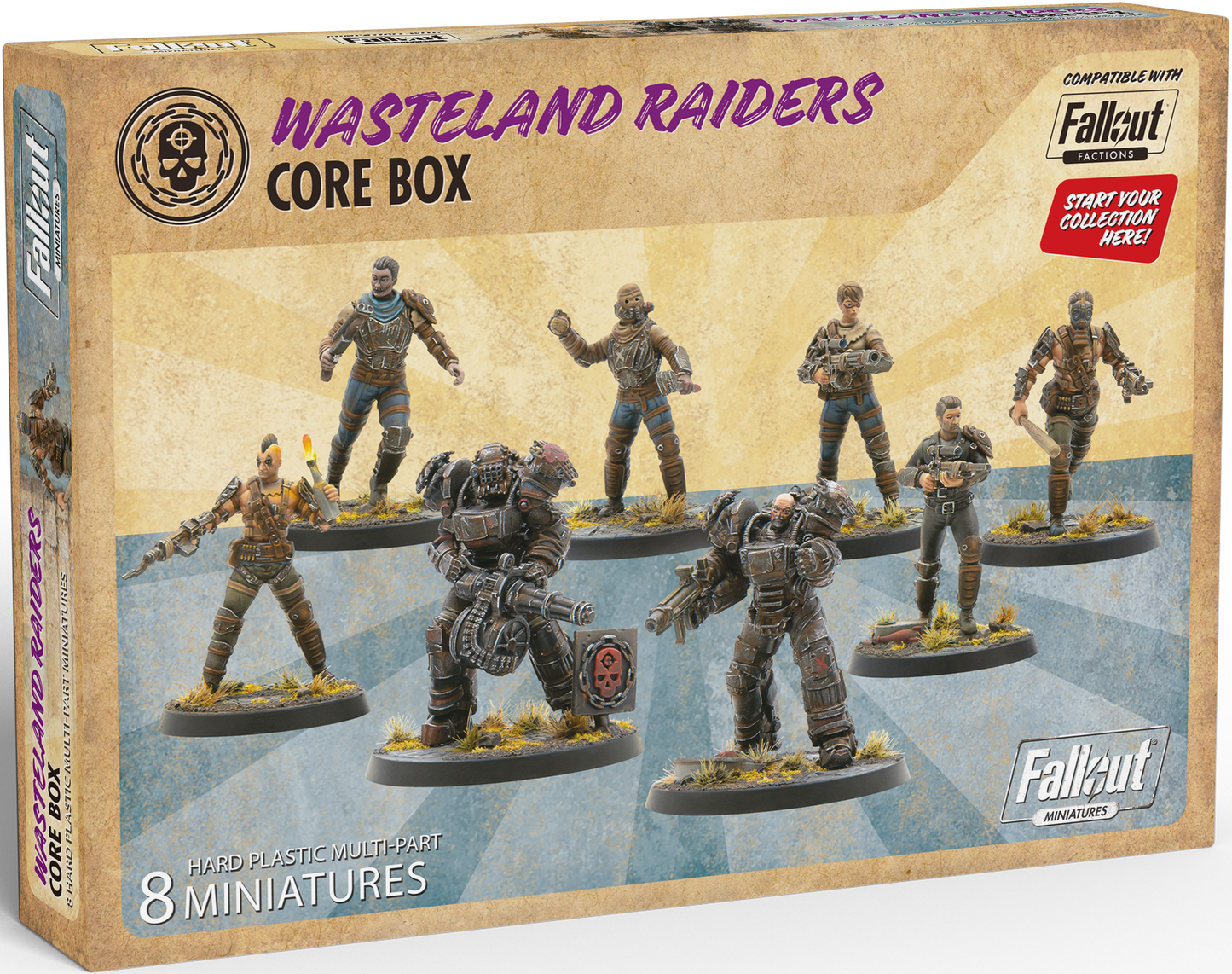 Fallout Miniatures - Wasteland Raiders Core Box