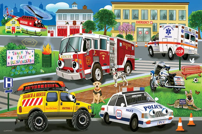 First Responders - 35 Piece Floor Puzzle