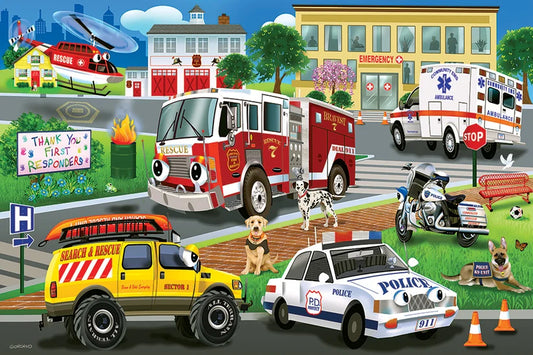 First Responders - 35 Piece Floor Puzzle