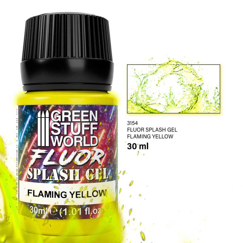 Fluor Splash Gel - Flamming Yellow
