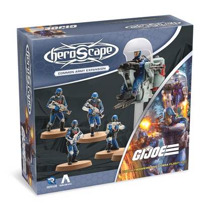 G.I. Joe Heroscape - Cobra Trooper & Combat Flight Pod Army Expansion