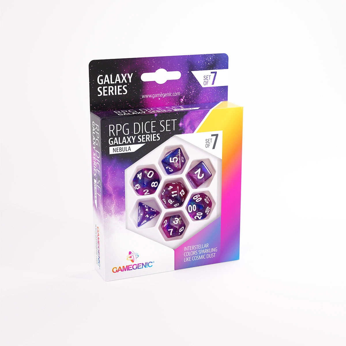 Gamegenic RPG Dice: Galaxy Series - Nebula