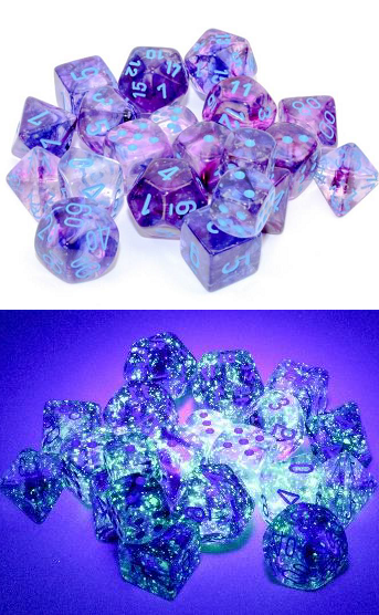 Chessex Thirty-Six D6 Pack: Nebula - Nocturnal/Blue