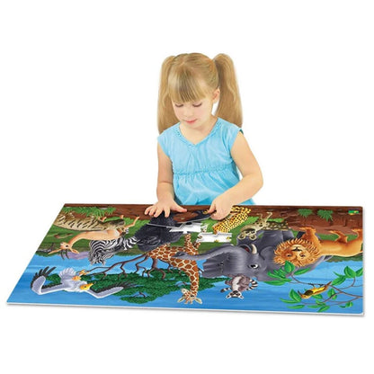 Glow in the Dark Puzzle - Wildlife (100 Pieces)