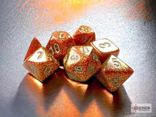 Chessex Mini: Glitter - Gold/Silver