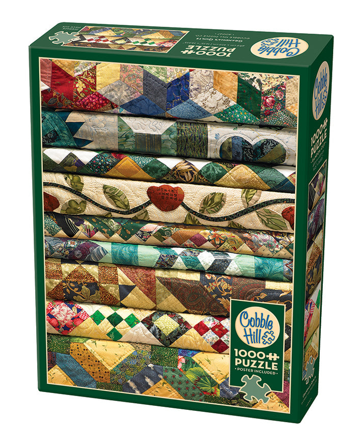 Grandma's Quilts - 1000 Pieces