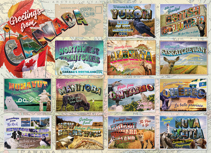 Greetings from Canada - 1000 Pieces