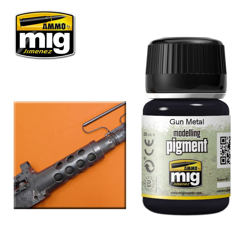 Ammo Mig Pigments: Gun Metal