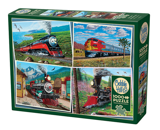 Historic Locomotives - 1000 Pieces