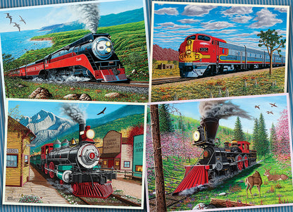 Historic Locomotives - 1000 Pieces