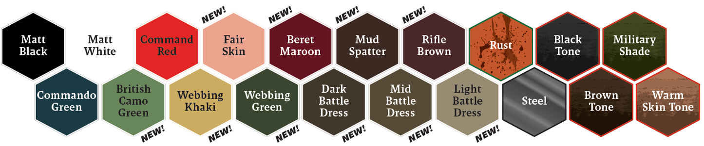 Historical WWII British Paint Set