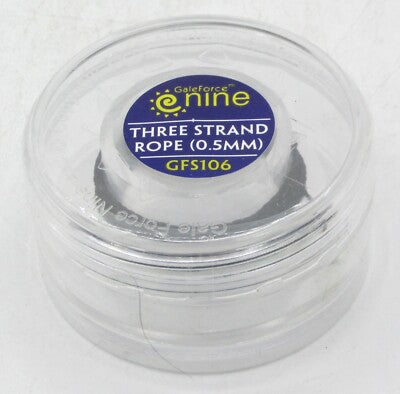 Hobby Round - Three Strand Rope 0.5mm x .2m Long