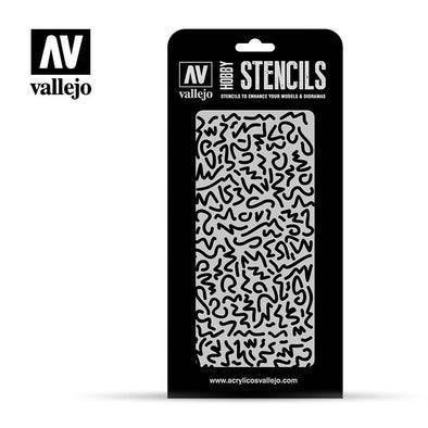 Hobby Stencil - Luftwaffe WWII Shingles Camo