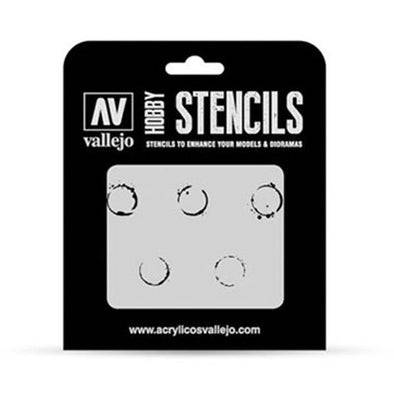 Hobby Stencil - Oil Drum Markings