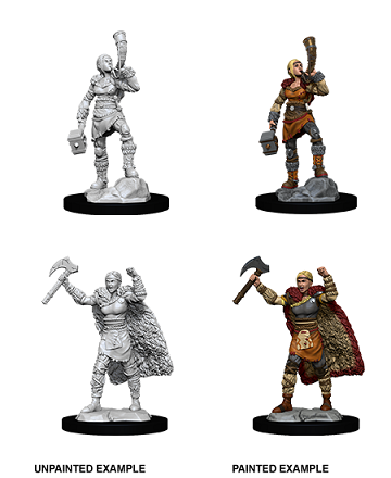 Wizkids - Human Barbarian (Female)