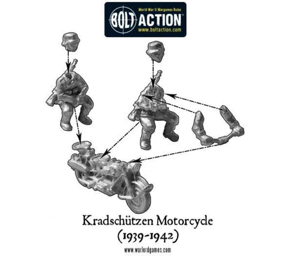 Afrika Korps Kradschutzen Motorcycle