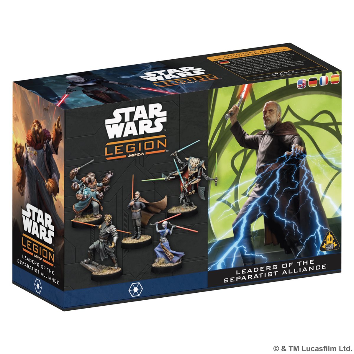 Star Wars: Legion: Leaders of the Separatist Alliance (ATOSWQ49) (Pre-Order For Sept 18th)
