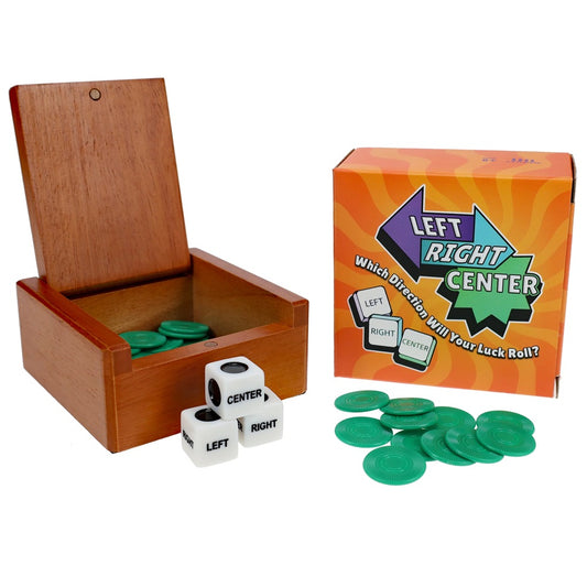 Left Right Center - Wooden Box
