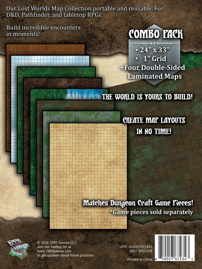 Loke Battle Mats - Dungeon Craft Battle Map: Lost World