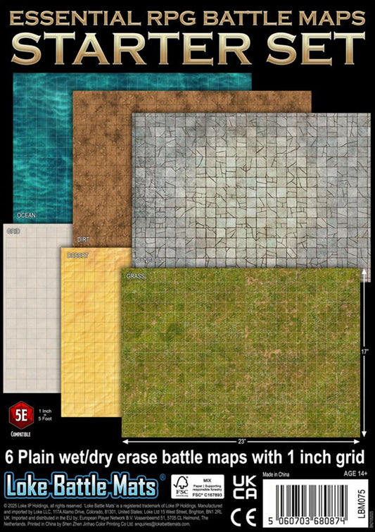Loke Battle Mats - Essential RPG Battle Maps Starter Set