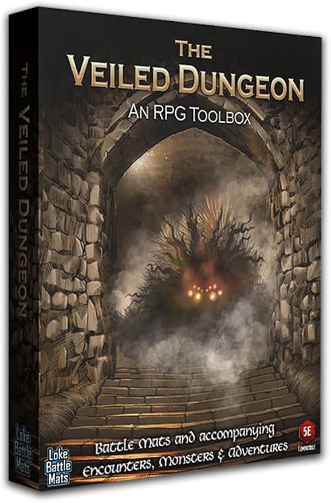 Loke Battle Mats - RPG Toolbox: The Veiled Dungeon
