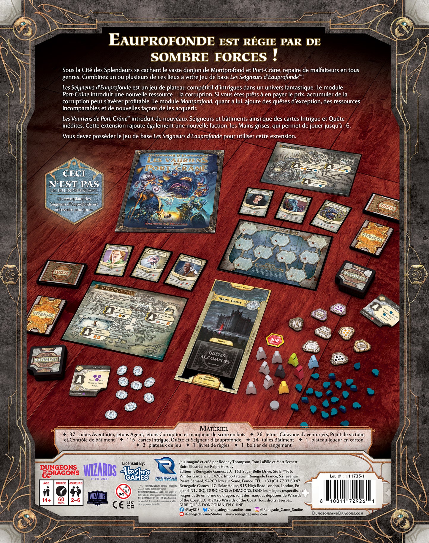 Lords of Waterdeep - Scoundrels of Skullport Expansion
