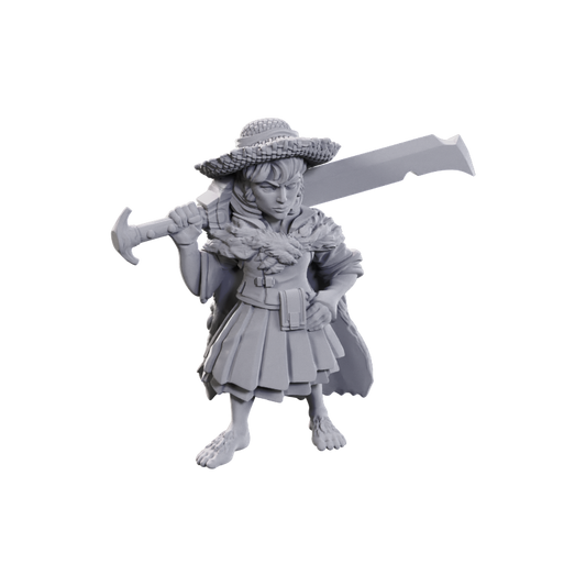 Pathfinder - Low-Level Halfling Magus (Female)
