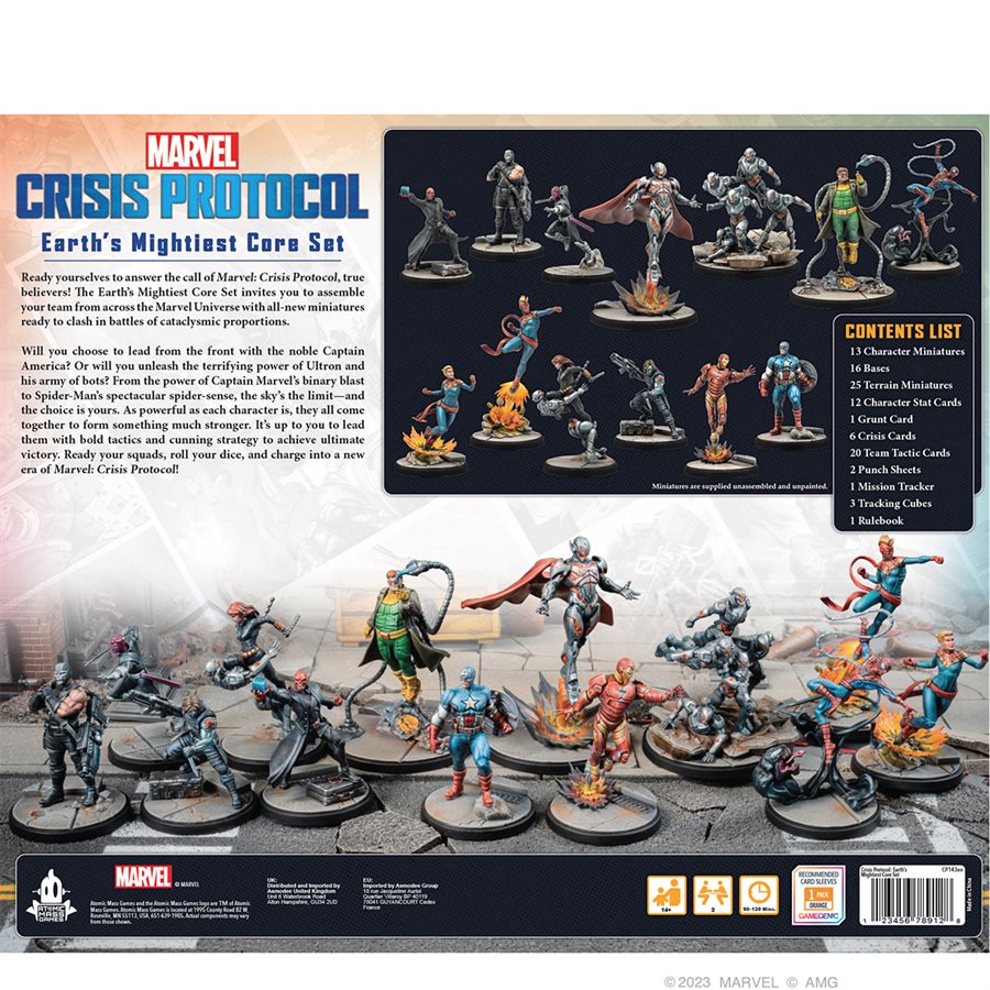 Marvel Crisis Protocol: Earths Mightiest Core Set