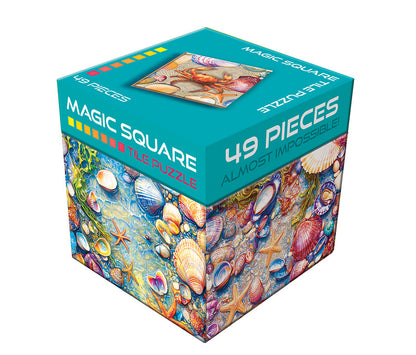 Magic Square Puzzle: Tidal Pool - 49 Pieces