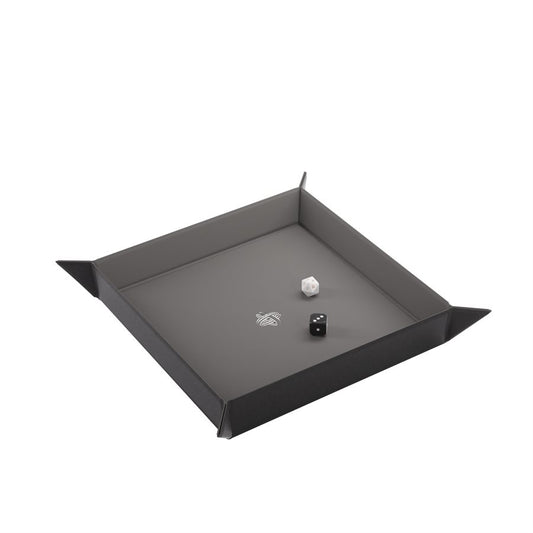 Magnetic Dice Tray: Square: Black / Gray