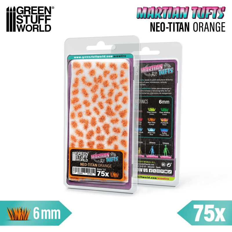 Martian Tufts - Neo-Titan Orange (6mm)