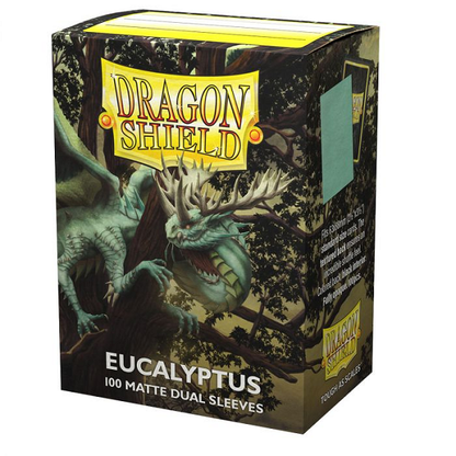 Matte Dual Sleeves - Eucalyptus 100CT