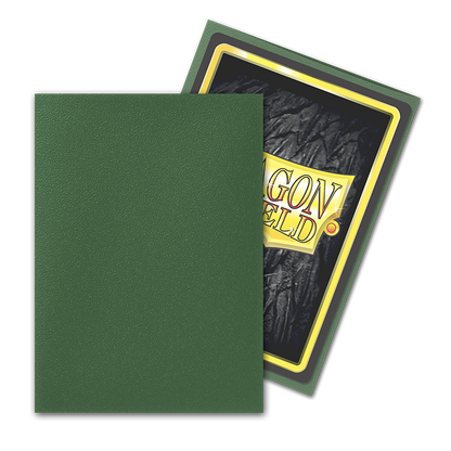 Matte Dual Sleeves - Forest Green 100CT