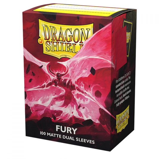 Matte Dual Sleeves - Fury 100CT
