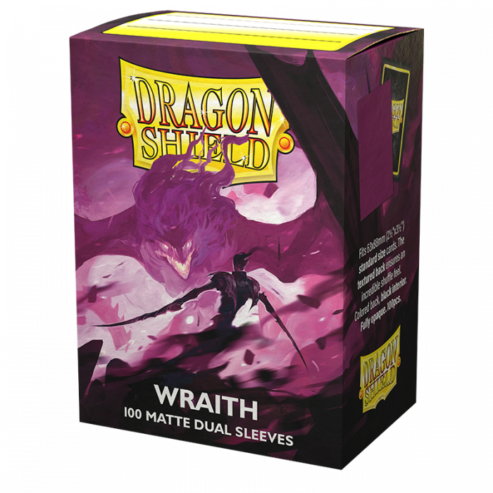 Matte Dual Sleeves - Wraith 100CT