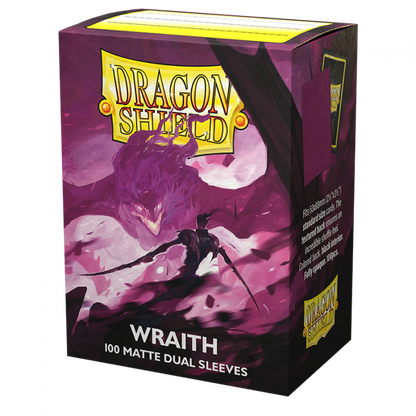 Matte Dual Sleeves - Wraith 100CT