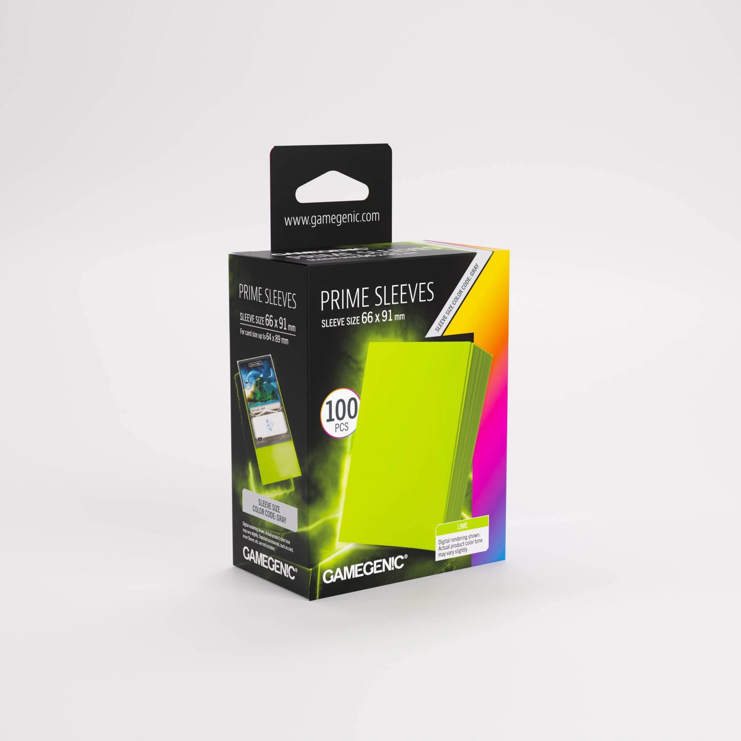 Matte Prime Sleeves 100 (Lime)