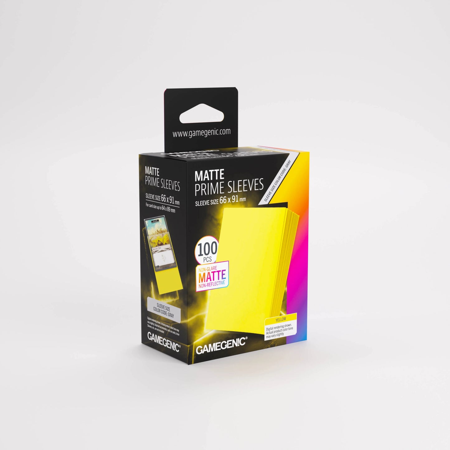 Matte Prime Sleeves 100 (Yellow)