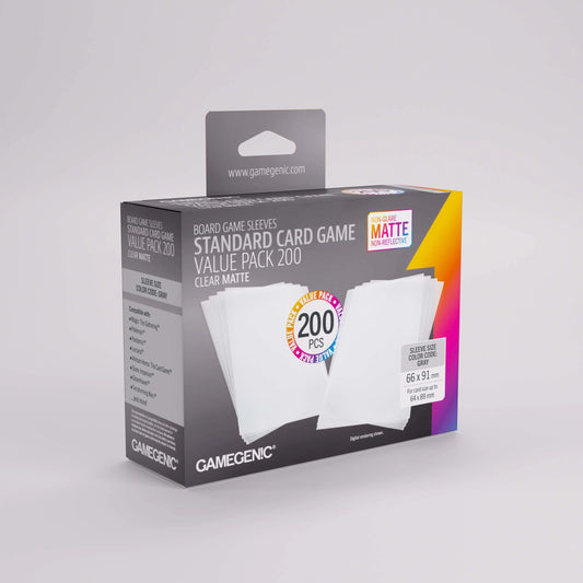 Matte Standard Card Game (Clear)