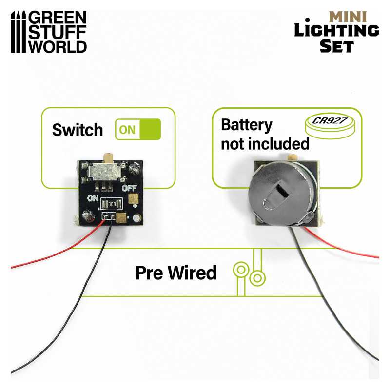 Mini LED Lighting Set with Switch