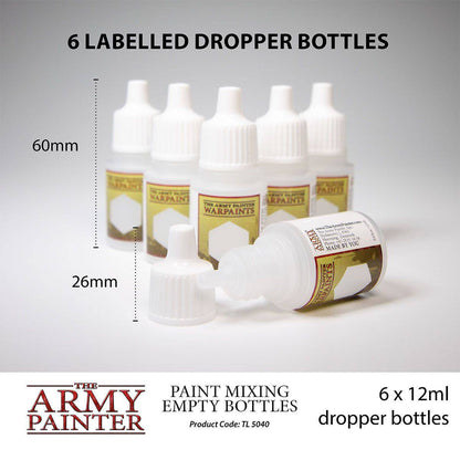 Empty Paint Mixing Bottles (12ml)