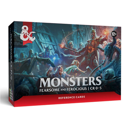 Dungeons & Dragons: Reference Cards: Monsters - Fearsome and Ferocious (Pre-Order for August 18th)
