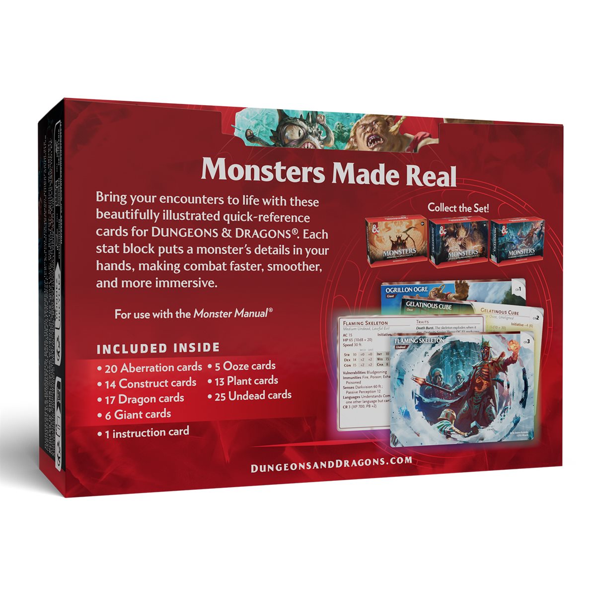 Dungeons & Dragons: Reference Cards: Monsters - Fearsome and Ferocious (Pre-Order for August 18th)